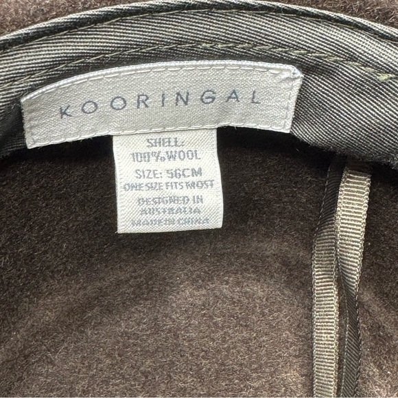 Kooringal Hayle Fedora Wool Felt Hat Brown Small main image 8